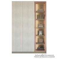 ราคา ตู้เสื้อผ้า 3 บานเปิด SB BUILT IN WARDROBE PLUS 59061138 150 ซม. สีขาว (1258447)