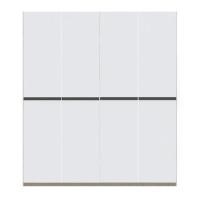 ราคา ตู้เสื้อผ้า 4 บานเปิด SB BUILT IN WARDROBE PLUS 59061028 200 ซม. สีขาว (1258555)