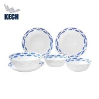 ราคา ชุดจานชาม OPAL GLASS KECH OCEANIC 6 ชิ้น (1260825)