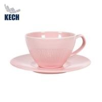 ราคา ชุดถ้วยกาแฟ FINE PORCELAIN 220 มล. KECH NEO SILK BLUSH PINK (1261184)
