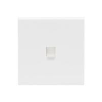 ราคา เต้ารับคอมพิวเตอร์ CAT6 SAHN D18-WHM สีขาวด้าน (1261783)