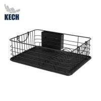 ราคา ชั้นคว่ำจานเหล็กพ่นสีดำมีหูจับพร้อมถาดรองน้ำ KECH IRON (1262027)