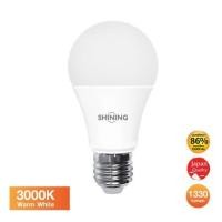 ราคา หลอด LED SHINING A60 14 วัตต์ WARM WHITE E27 (1262259)