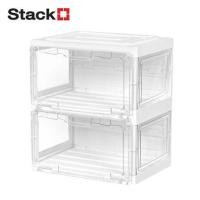 ราคา กล่องรองเท้า 2 ช่อง มีไฟ STACKO LAMUZ 38.5x29.5x43 ซม. สีขาว/ใส (1263071)