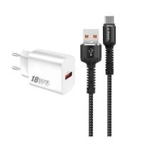 ราคา ชุดสายชาร์จ USB-A TO TYPE-C ASAKI A-2228 (1264515)