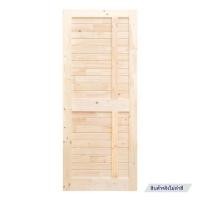 ราคา ประตูไม้สน AZLE SUPER EZERO E 80X200 ซม. สีธรรมชาติ ไม่เจาะลูกบิด (1266261)