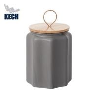 ราคา ขวดโหลเซรามิกฝาดึง KECH MASSY 1.5 ลิตร สีเทา (1267760)