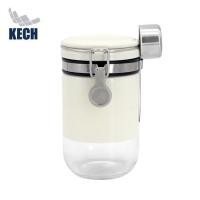 ราคา ขวดโหลแก้วฝาสปริง KECH CISTERN 0.58 ลิตร สีขาว (1267815)