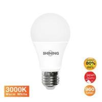ราคา หลอด LED SHINING A60 12 วัตต์ WARM WHITE E27 (1269140)