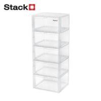 ราคา กล่องรองเท้า 5 ช่อง STACKO TOWER 35x28x88 ซม. สีใส (1269912)