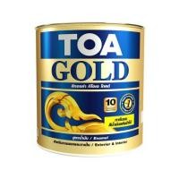 ราคา สีทองคำ สูตรน้ำมัน TOA GOLD GE234 สีทองสวิส 1 แกลลอน (1271108)