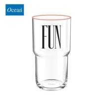 ราคา แก้วน้ำ 630 มล. OCEAN GLASS SIP O'CLOCK DAY PINK (1271388)