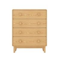 ราคา ตู้ลิ้นชัก 4 ลิ้นชัก SB FURNITURE HAGI 19218457 80 ซม. สีไม้อ่อน (1273118)