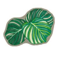 ราคา พรมเช็ดเท้าดักฝุ่น PRAW KLA BAITONG SH1 75X100 ซม. สีเขียว (1273165)