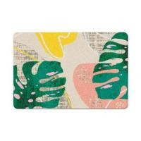 ราคา พรมเช็ดเท้าดักฝุ่น PRAW TROPICAL MONSTERA DE/PR237 50X75 ซม. สีเขียว (1273236)