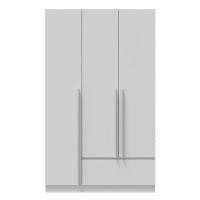 ราคา ตู้เสื้อผ้า 3 บานเปิด LOOMS REMUS-B 19227699 120 ซม. สีขาว (1273245)