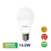 ราคา หลอด LED SHINING A60 14 วัตต์ COOL WHITE E27 (1274115)