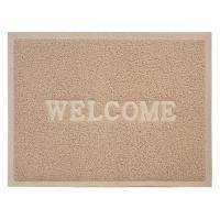 ราคา พรมเช็ดเท้าดักฝุ่น HOME LIVING STYLE S.WELCOME 60X80 ซม. สีเบจ (1274259)