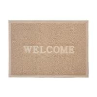 ราคา พรมเช็ดเท้าดักฝุ่น HOME LIVING STYLE S.WELCOME 50X70 ซม. สีเบจ (1274294)