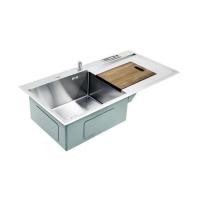 ราคา ซิงค์ฝัง 1 หลุม 1 ที่พัก DYNA HOME 10050 SBDT สีเงิน (1205533)