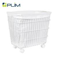 ราคา ตะกร้าผ้าเหลี่ยมมีล้อ PLIM KATE สีขาว (1267027)