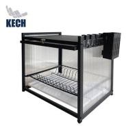 ราคา ตู้เก็บจาน 1 ชั้น มาพร้อมที่เก็บช้อนและตะขอ 3 ตัว KECH BLACKY (1269886)