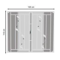 ราคา หน้าต่างบานเลื่อน อะลูมิเนียม มุ้ง เหล็กดัด MHOLARN ลาย BIRD 120X110 ซม. หนา 8.5 ซม. สีขาว (1265923)