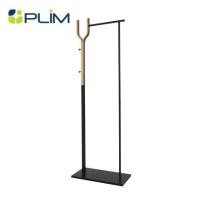 ราคา ราวแขวนผ้าพร้อมที่แขวนอเนกประสงค์ PLIM WALNUT 60ซม. สีดำ/วอลนัท (1273521)