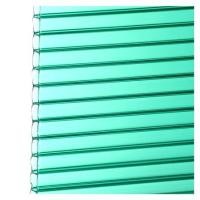 ราคา แผ่นโพลีคาร์บอเนต ลูกฟูก SUNSHIELD 6 มม. 1.22X2.44 ม. สีเขียวใส (1039359)