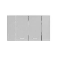 ราคา ชุดสวิตช์ 2 ทาง 2 ช่อง SCHNEIDER A7032 2 GY สีเทา (1277118)