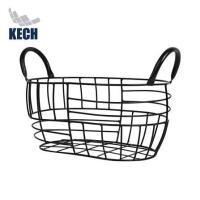 ราคา ตะกร้าผลไม้ทรงรี KECH HANDLE M 30 ซม. สีดำ (1192047)