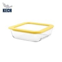 ราคา กล่องอาหารแก้ว KECH HOLA 0.61 ลิตร สีเหลือง (1254717)