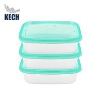 ราคา กล่องอาหารเหลี่ยม 0.8 ลิตร KECH NOLA แพ็ก 3 กล่อง สีเขียว (1259105)