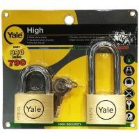 ราคา กุญแจคีย์อะไลท์ YALE BD50SS-50LSP2 50 มม. สีทองเหลือง (แพ็ก 2 ชิ้น) (1048743)