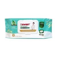 ราคา ผ้าเช็ดทำความสะอาดผิว SWEET GO GREEN HYGIENIC 50 แผ่น (1275610)