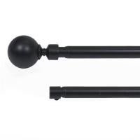 ราคา ราง 2 ชั้น ยืดหด HOME LIVING STYLE METAL 180-310 ซม. สีดำ (1274087)