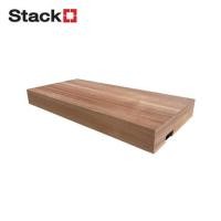 ราคา แผ่นชั้นไม้ซ่อนขาพร้อมไฟ STACKO LUMIFLEX 60X24X5 ซม. สีดาร์ค วอลนัท (1274726)