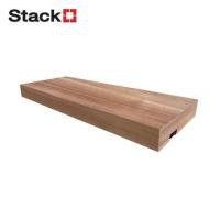 ราคา แผ่นชั้นไม้ซ่อนขาพร้อมไฟ STACKO LUMIFLEX 80X24X5 ซม. สีดาร์ค วอลนัท (1274727)