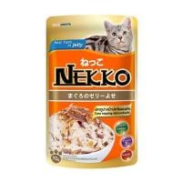 ราคา อาหารเปียกแมว NEKKO TUNA WITH KATSUOBUSHI IN JELLY 70 ก. (1213047)