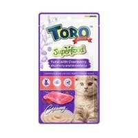 ราคา ขนมแมวเลีย TORO PLUS TUNA WITH CRANBERRY BLUEBERRY AND STRAWBERRY 14 ก. X 5 ซอง (1242064)