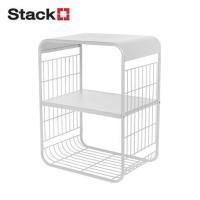 ราคา ชั้นวางของ 2 ชั้น STACKO MELLOW 43X30.5X57 ซม. สีขาว (1274282)