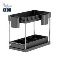 ราคา ชั้นวางอเนกประสงค์ 2 ชั้น สไลด์ได้ KECH AMASS สีดำ (1276766)
