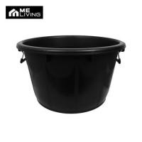 ราคา กะละมังกลมหูเหล็ก ME LIVING 50 ซม. สีดำ (1129374)