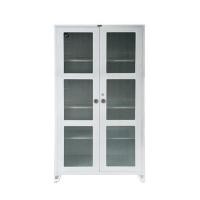 ราคา ตู้เหล็กบานเปิดกระจก SURE BG-170 สีขาว (1245680)