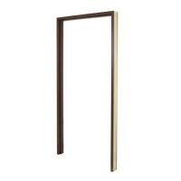 ราคา วงกบประตูไม้สังเคราะห์ WPC AZLE ULTRA 4 80X200 ซม. สีน้ำตาล ลายไม้ (1255072)