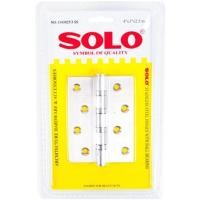 ราคา บานพับ 4X3 นิ้ว X 2.5 มม. SOLO 1143025 สีสเตนเลส (แพ็ก 3 ชิ้น) (282217)