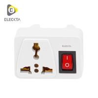 ราคา ปลั๊กแปลง 2 ขาแบน มีสวิตช์ ELECKTA ELS 10 แอมป์ (1281452)