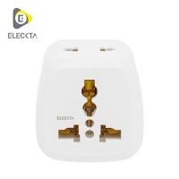 ราคา ปลั๊กแปลง 2 ขาแบน 2 IN 1 ELECKTA EL16A-E 3600W 16 แอมป์ สีขาว (1281560)