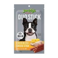 ราคา ขนมสุนัข JERHIGH DUO CHICKEN WITH CHEESE STICK 50 ก. (1213708)