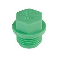 ราคา ปลั๊กอุดเกลียว PP-R SCG 1/2 นิ้ว สีเขียว (1137601)